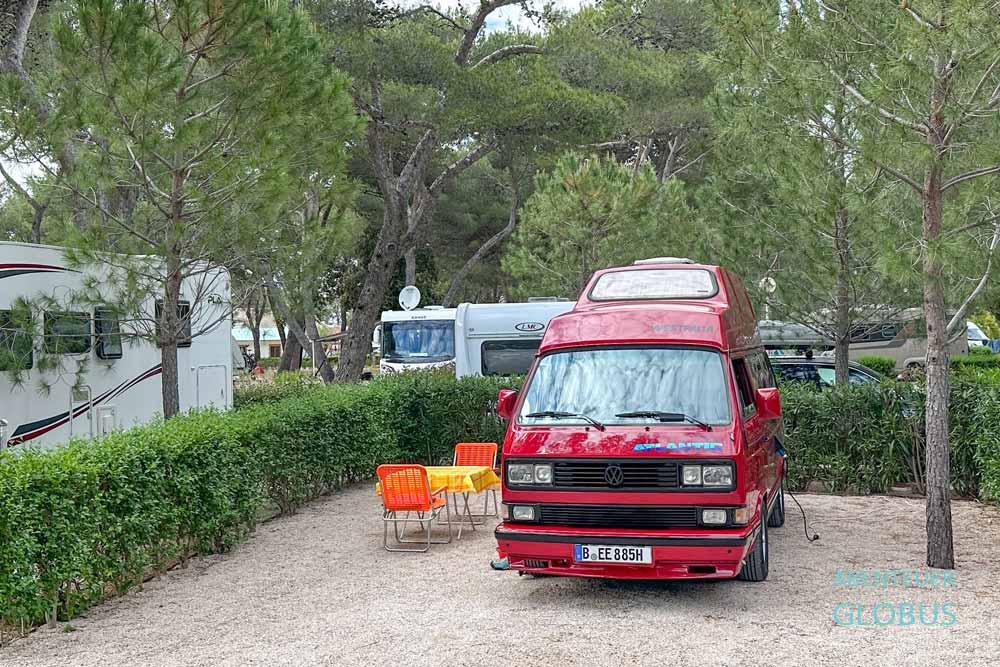 Campingplatz Solaris Camping Beach Resort auf der Halbinsel Zablace in Sibenik