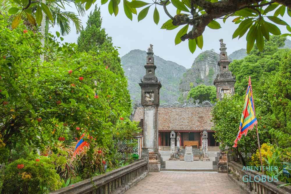 Ninh Binh: Alte Hauptstadt Hoa Lu mit Tempel des Kaisers Dinh Tien Hoang