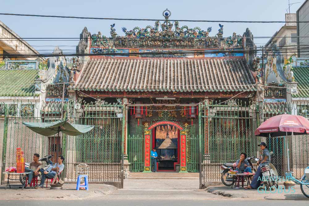 Saigon: Thien Hau Pagode in Chinatown Cholon