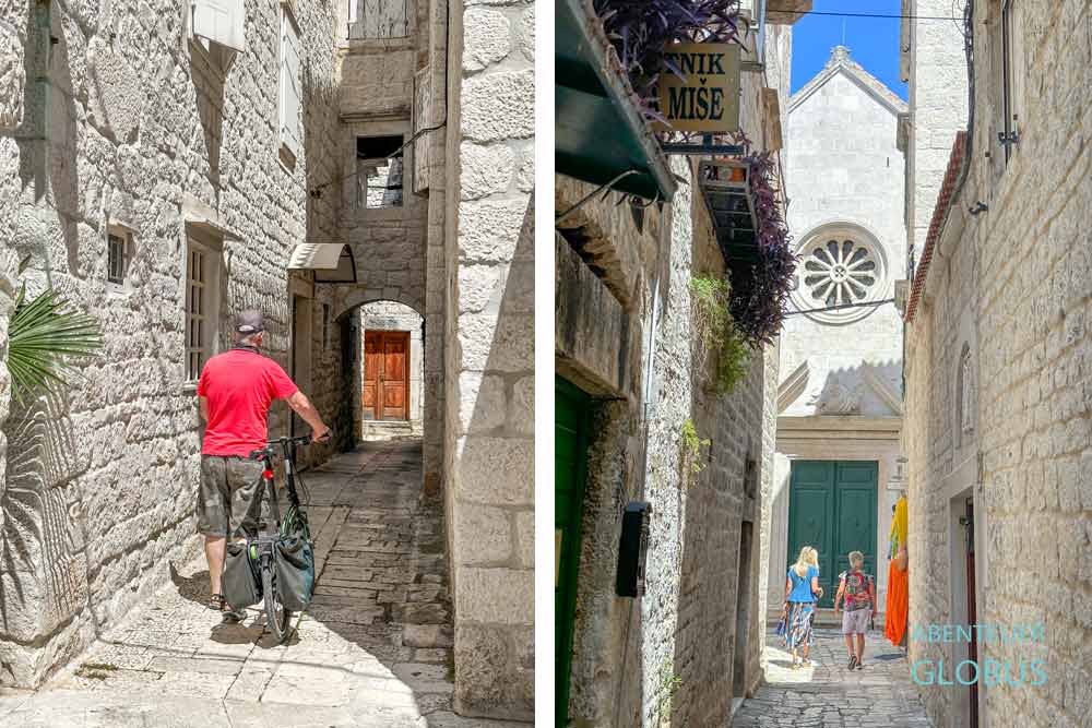 Gassen in der Altstadt von Trogir