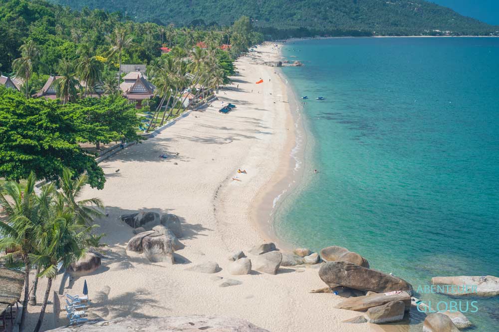 Lamai Beach, einer der beliebtesten Strände auf Koh Samui