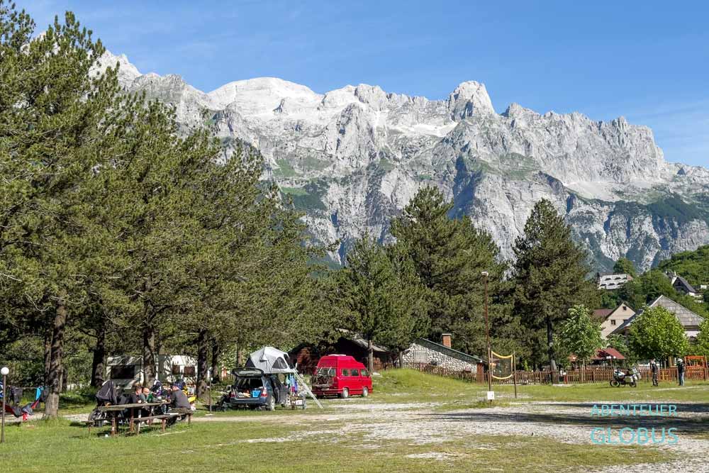 Top 10 Campingplätze in Albanien, Campen im Nationalpark Albanische Alpen: Campingplatz Zorgji in Theth