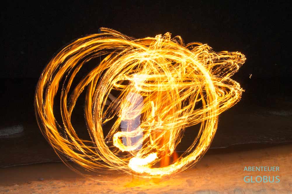 Feuershow auf Koh Rong
