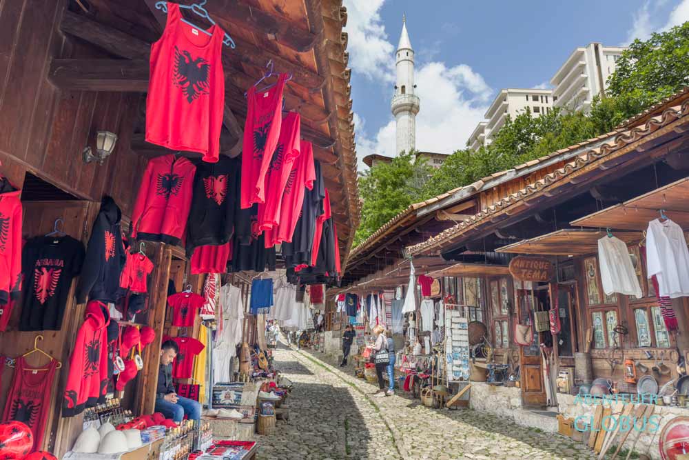 Ausflug von Tirana nach Kruja: Alter Basar und Basar Moschee