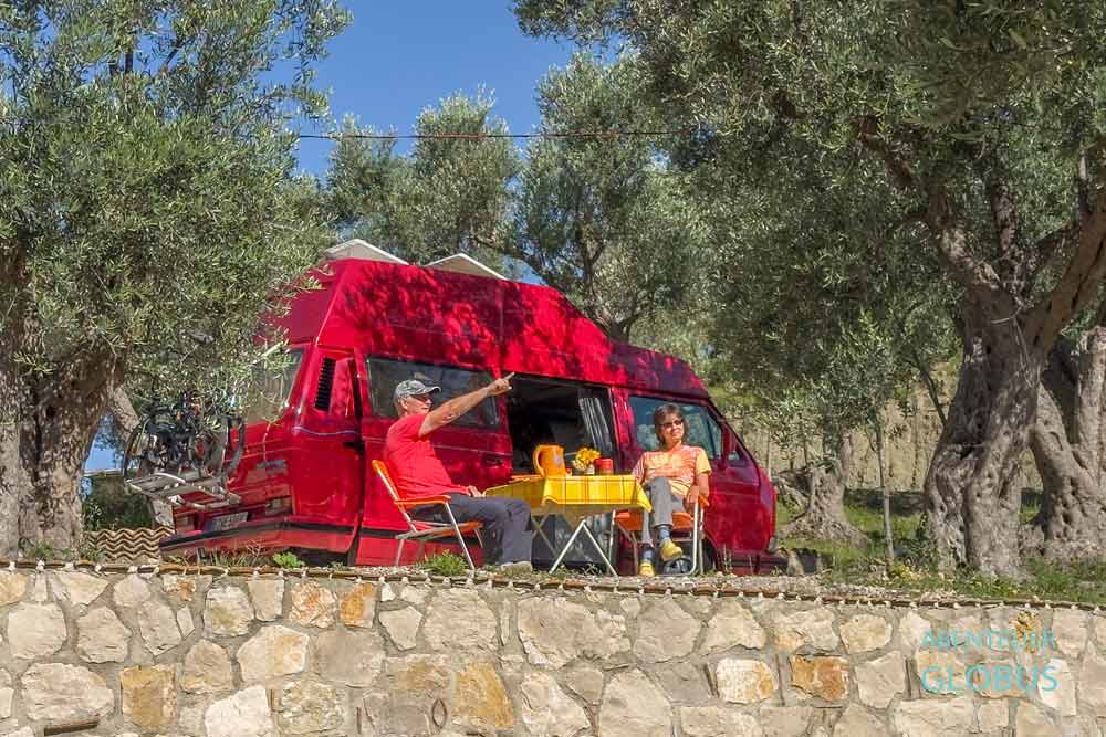 Campingplatz in Kruja: Stellplatz im Mali Camping Kruja