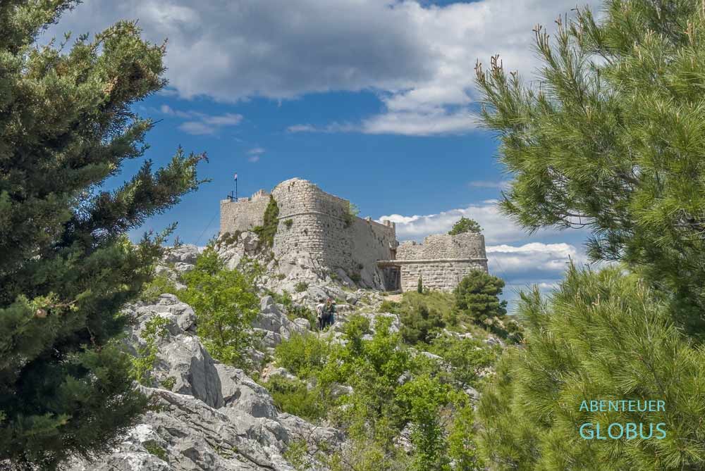 Wandertour auf die Festung Starigrad (Fortica) in Omis