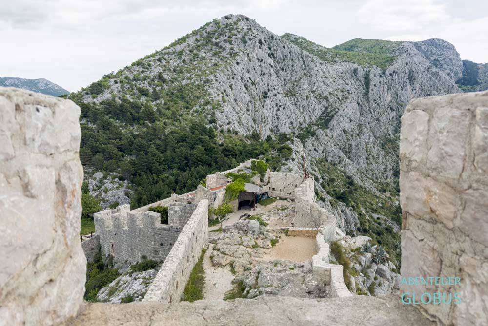 Wanderung auf die Festung Straigrad (Fortica) in Omis