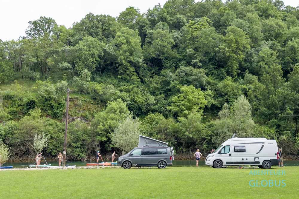 Campingplatz Auto Camp Rijeka Crnojevica am Fluss Crnojevica