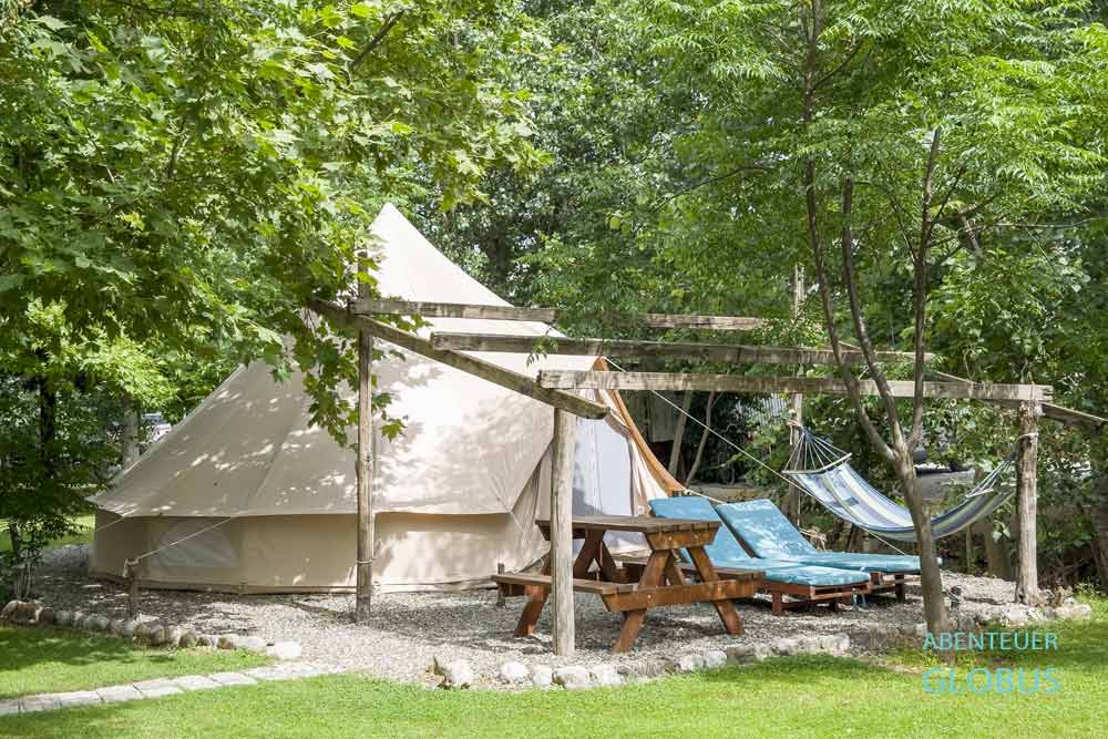 Unterkünfte in Shkodra: Glampingzelt im Lake Shkodra Resort