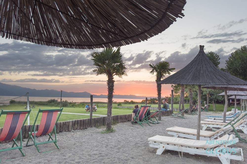 Ausflug zum Shkodra See, Lake Shkodra Resort mit Strand