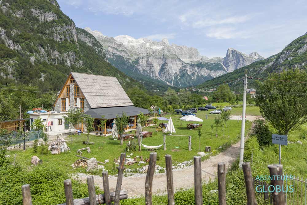 Guesthouse und Restaurant Petriti im Bergdorf Theth