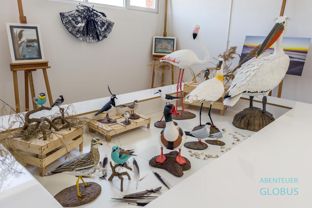 Salinen von Ulcinj: Ausstellungsstücke im Museum