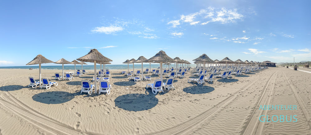 Ulcinj: Long Beach oder Strand Velika Plaza