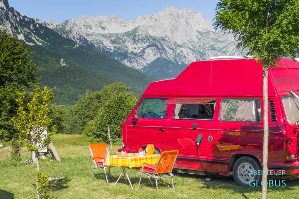 Unser Stellplatz auf dem Campingplatz Camp’n Soul