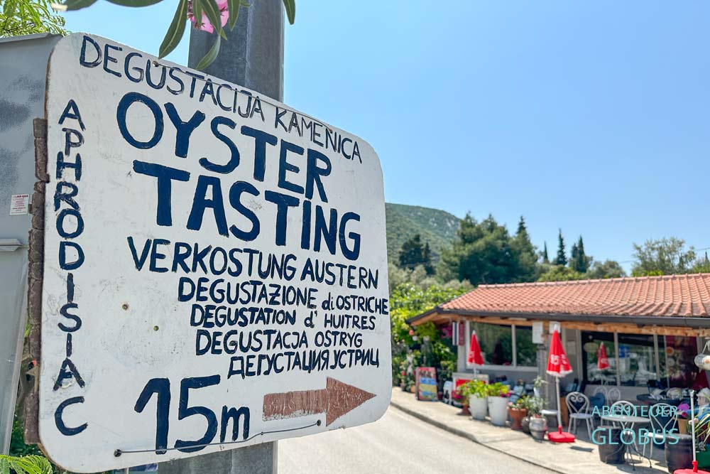 Spezialitäten auf der Halbinsel Peljesac: Austernverkostung in Mali Ston