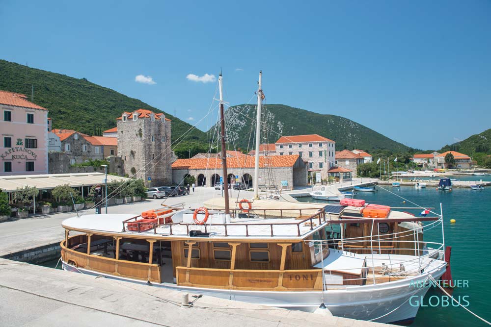 Halbinsel Peljesac: Mali Ston mit Hafen und Restaurants