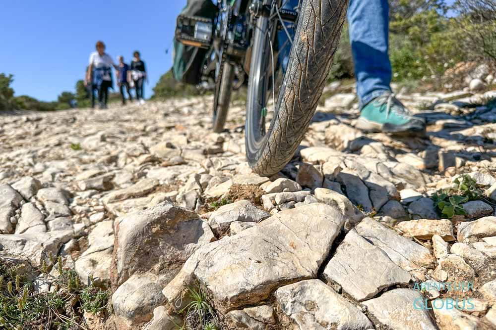Wander- und Radweg im Naturpark Kamenjak in Premantura