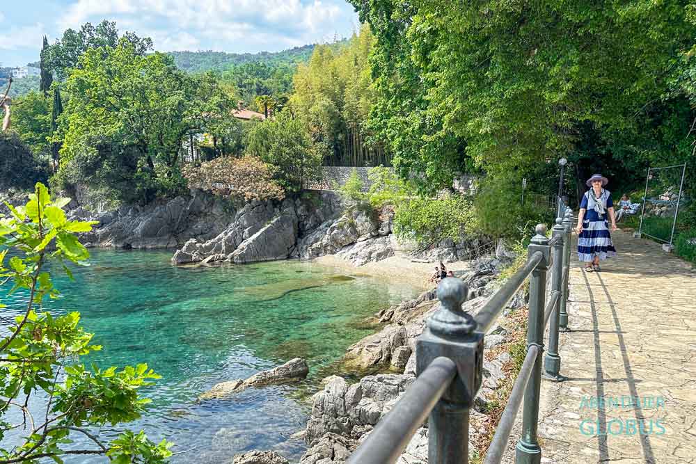 Küstenpromenade Franz Joseph zwischen Opatija und Icici