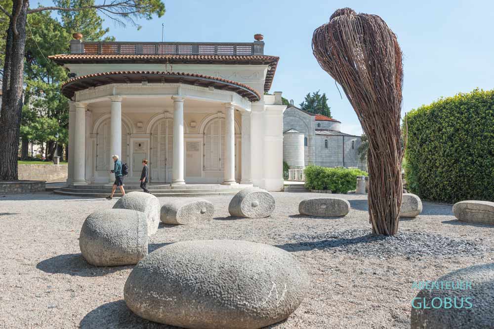 Kunstpavillon Juraj Sporer St. Jakobspark, auch Park Sveti Jakova, in Opatija