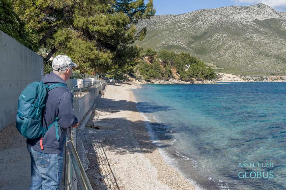 Stadtstrand Trstenica in Orebic