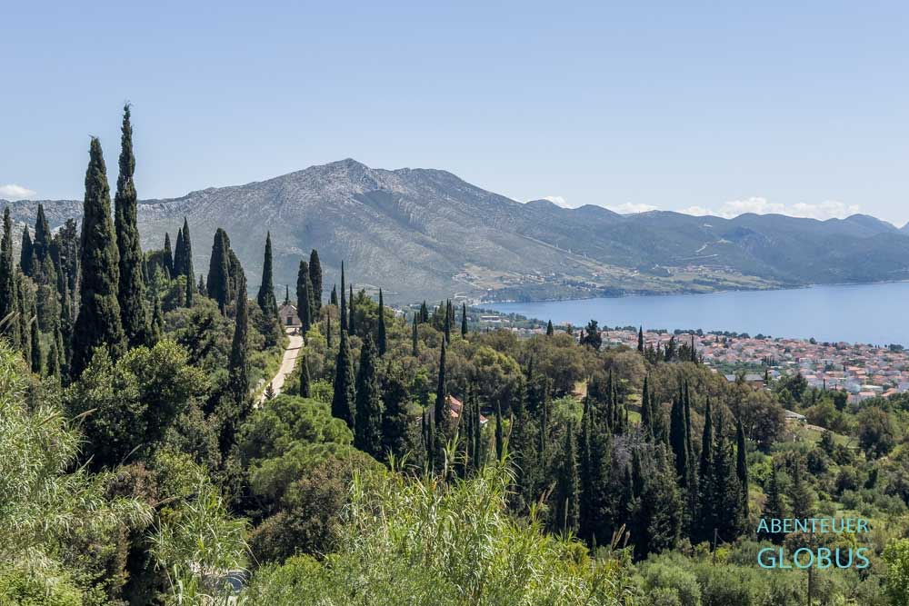 Hikingtour zum Franziskanerkloster mit Blick auf Orebic und das Peljesac-Gebirge