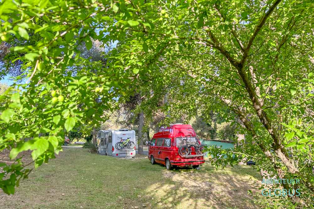 Istrien, Premantura: Stellplätze auf dem Campingplatz Arena Runke