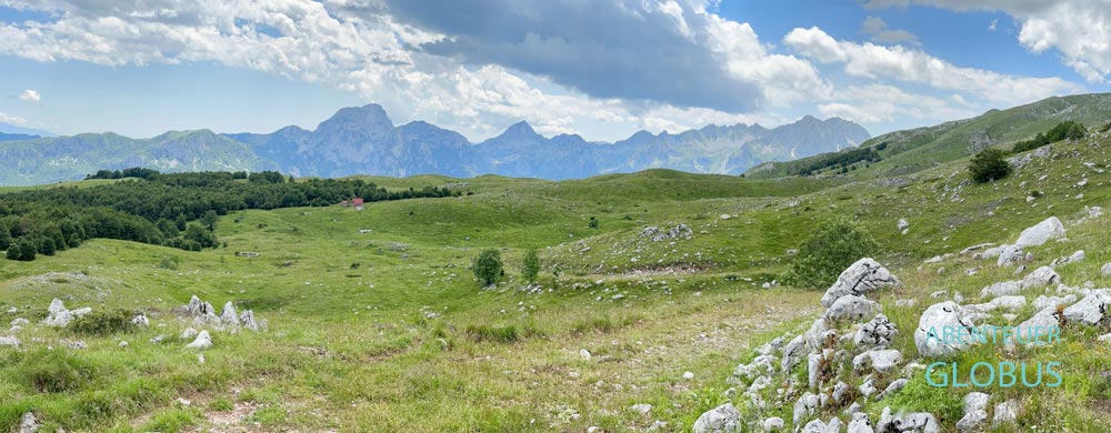 Ausflug vom Lipovo-Tal auf das Sinjajevina-Plateau