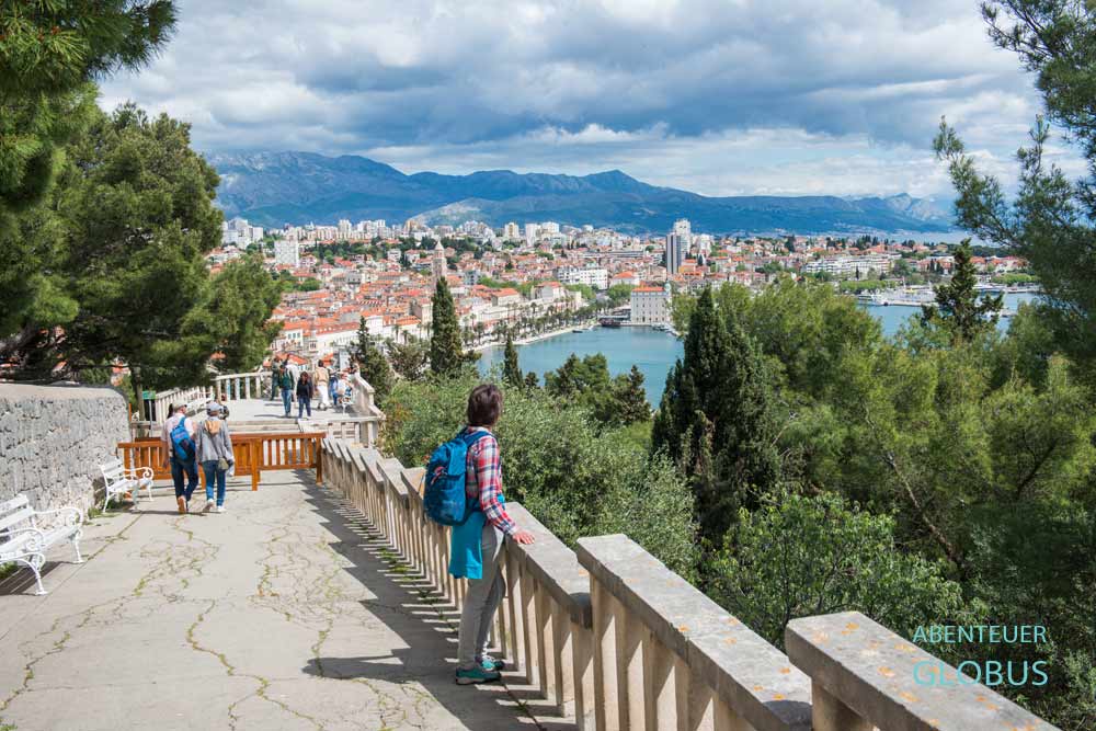 Marjan Waldpark: Aussicht auf Split
