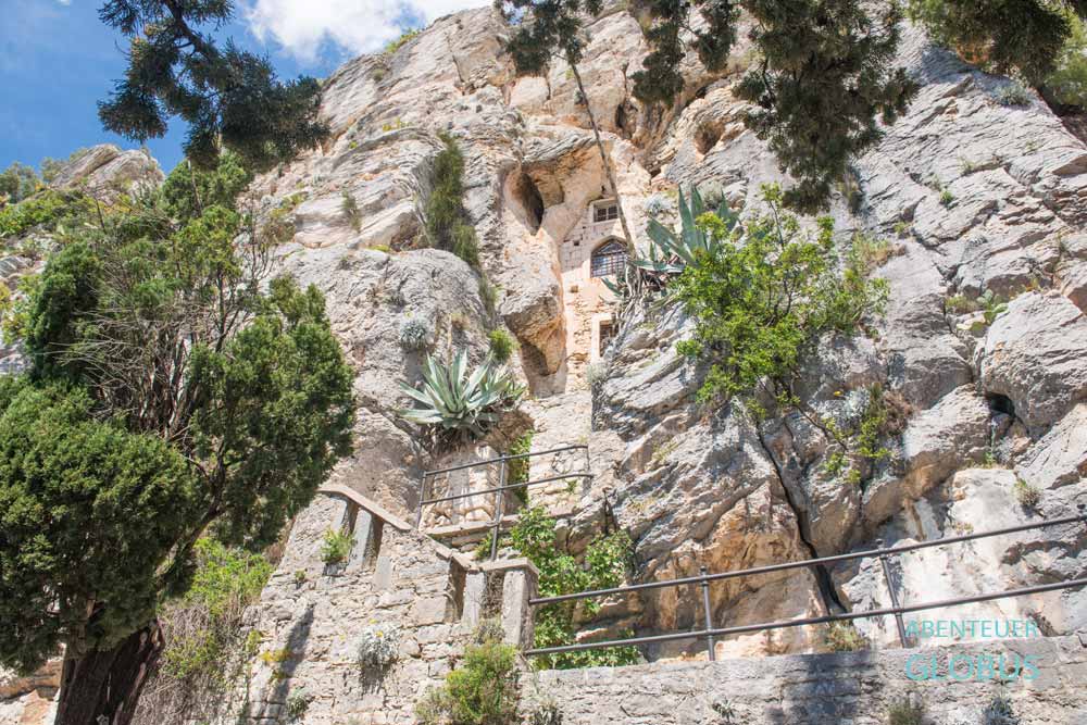 Waldpark Marjan in Split: Einsiedelei neben der Kirche des Hl. Hieronymus