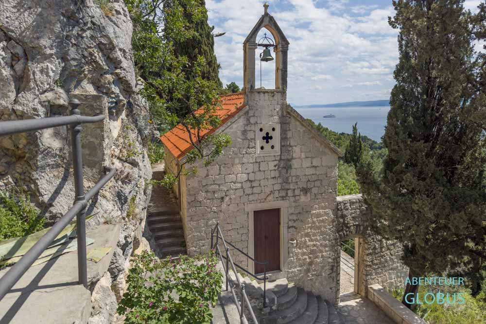 Kirche des Hl. Hieronymus im Waldpark Marjan in Split