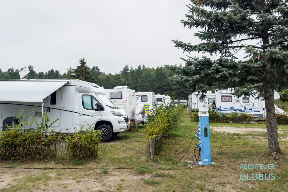 Wohnmobilstellplatz Wohnmobil Oase Prora in Binz
