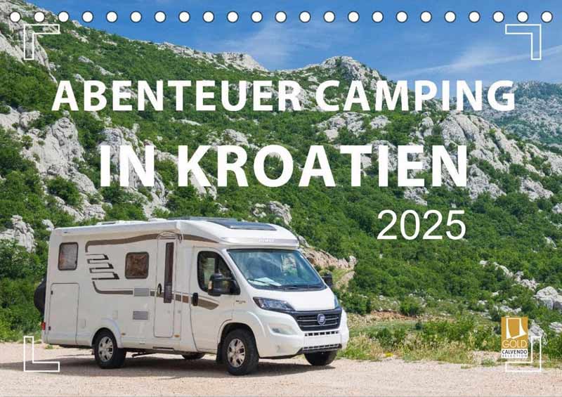 Kalender 2025 Camping in Kroatien