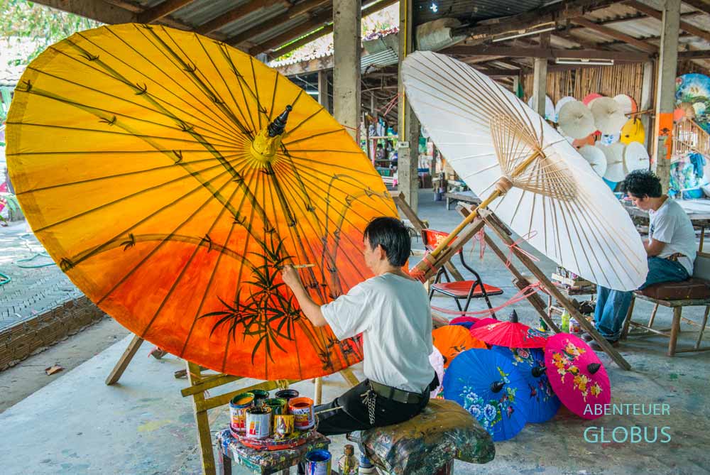 Sonnenschirme aus dem Bo Sang Umbrella Village