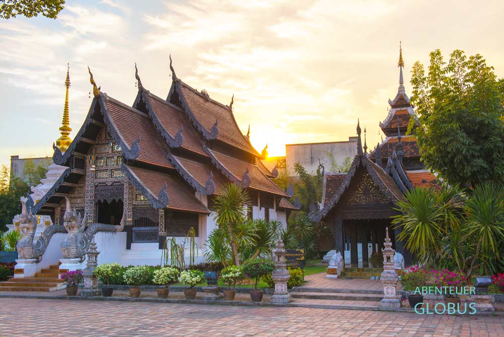 Buddhistischer Tempel in der Altstadt von Chiang Mai