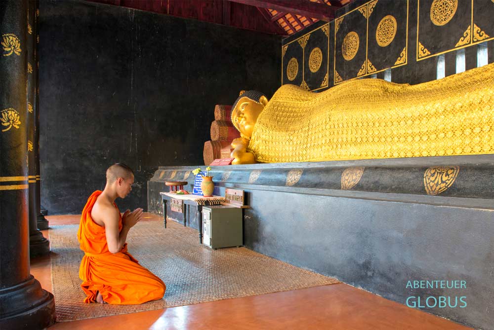 Liegender Buddha im Wat Chedi Luang