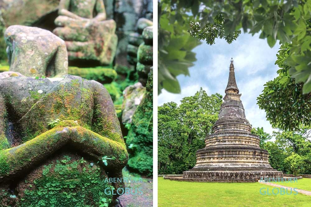 Der Wat Umong im Nationalpark Doi Suthep