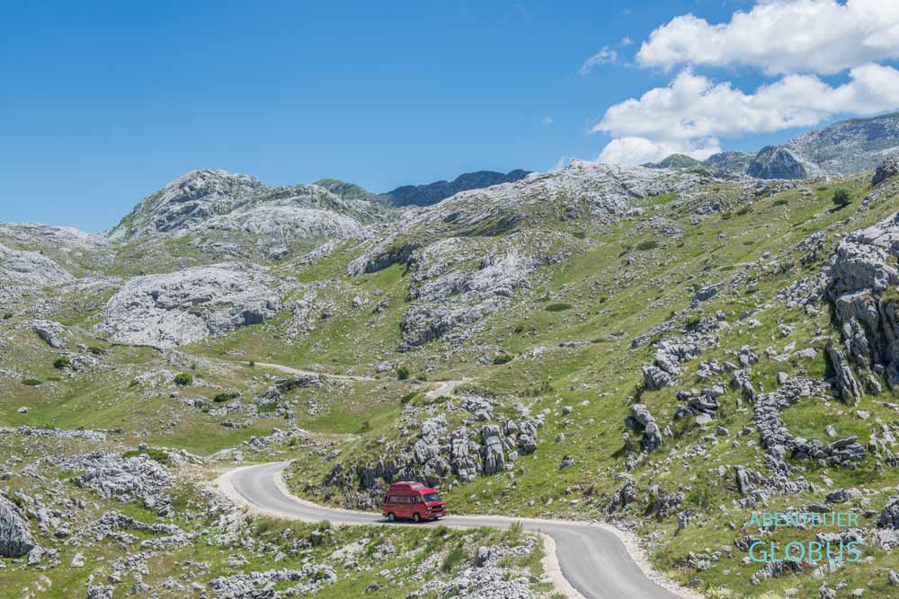 Anreise mit dem Wohnmobil zum Kapitänssee (Kapetanovo Jezero)