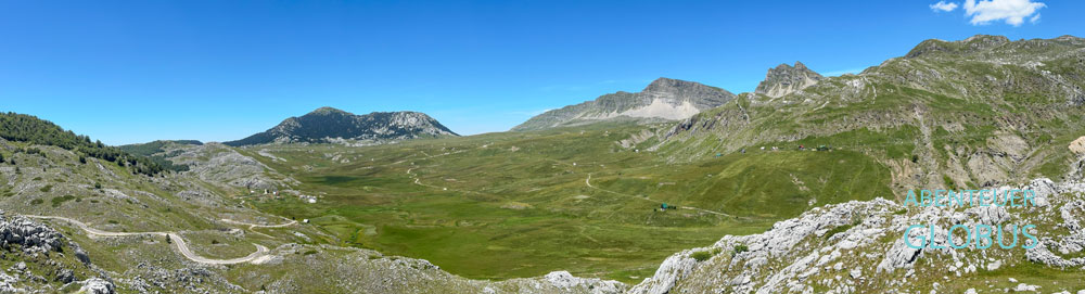 Anreise zum Kapitänssee: Karstformationen mit dem Mali Zurim