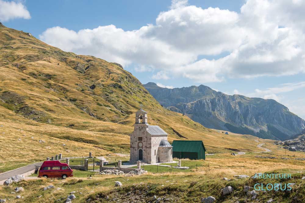 Region Niksic: Hochplateau Lukavica mit Kirche Svetog Ilije