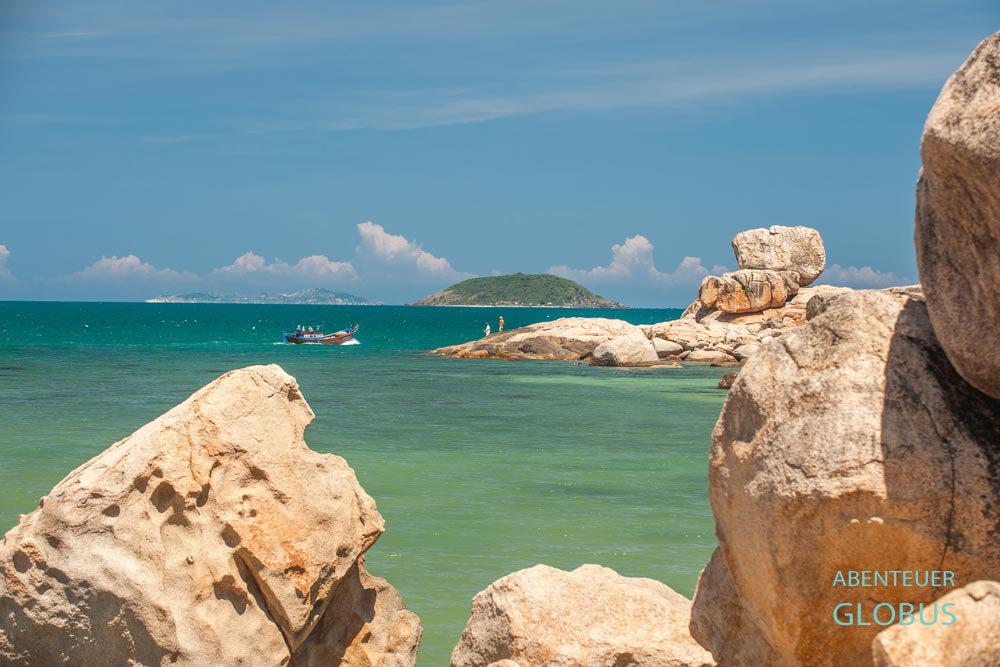 Nha Trang: Halbinsel Hon Chong mit Felsen