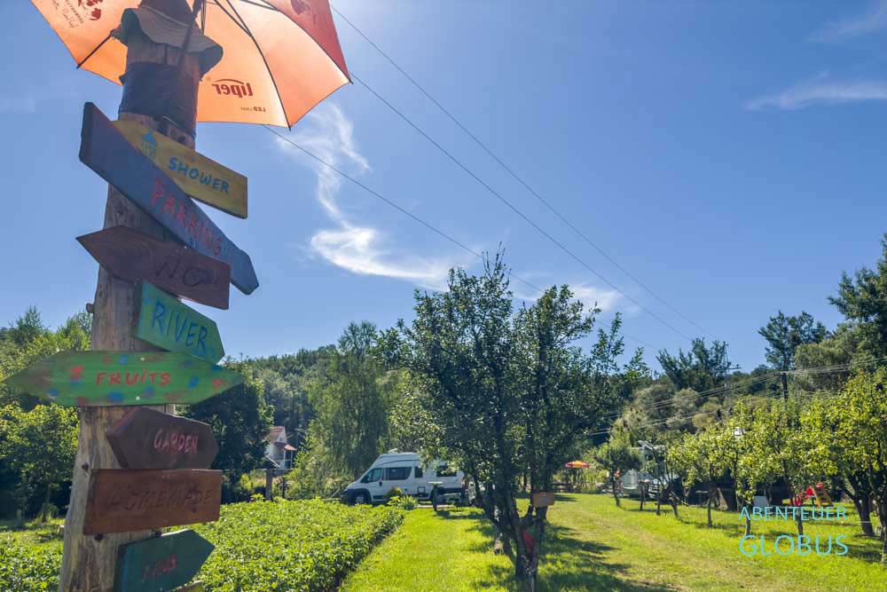 Campingplatz Mexicana Camp im Dorf Rastovac bei Niksic