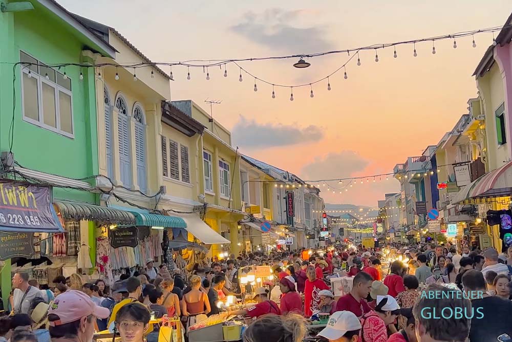 Phuket Town: Lard Yai Sunday Night Market und Walking Street in der Thalang Road