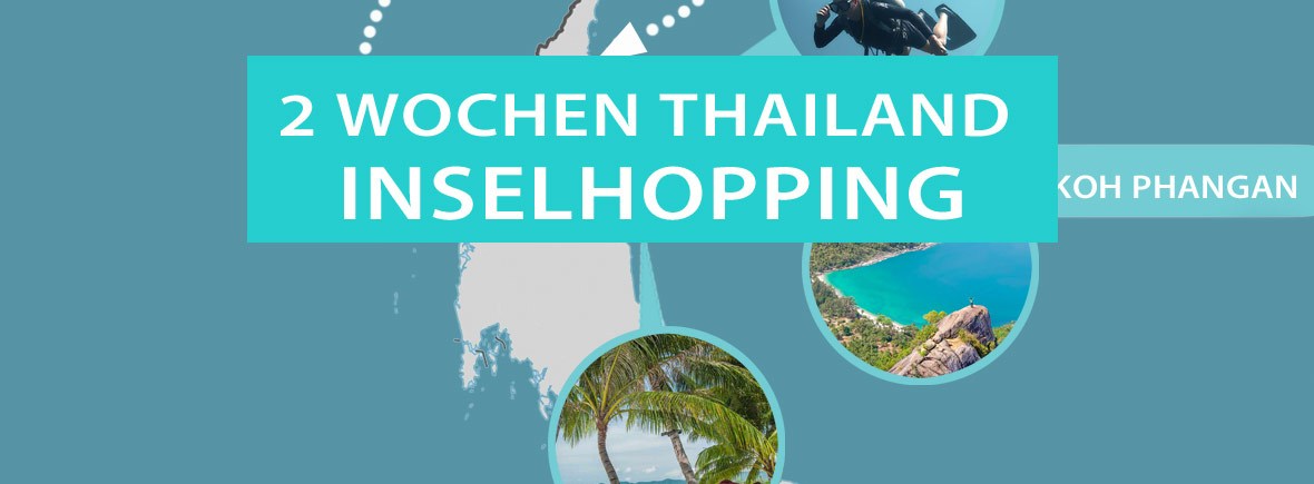 Thailand 2 Wochen Rundreise: Route und Inselhopping von Koh Tao nach Koh Samui im westlichen Golf
