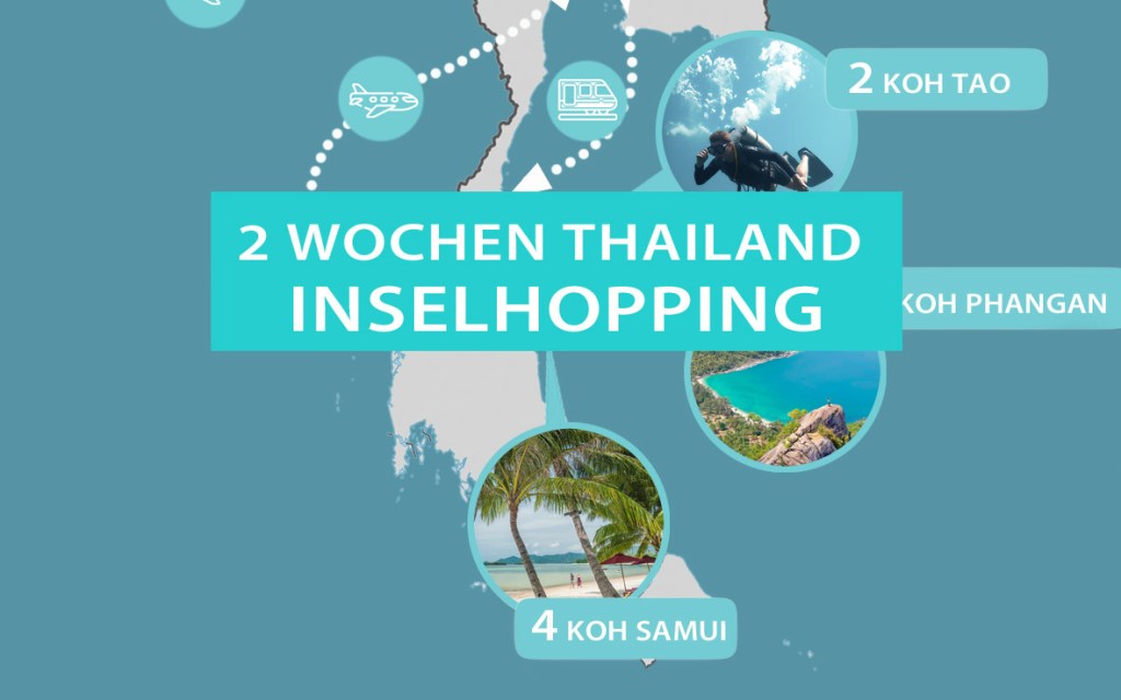 Thailand 2 Wochen: Rundreise mit Inselhopping [+ Karte ...