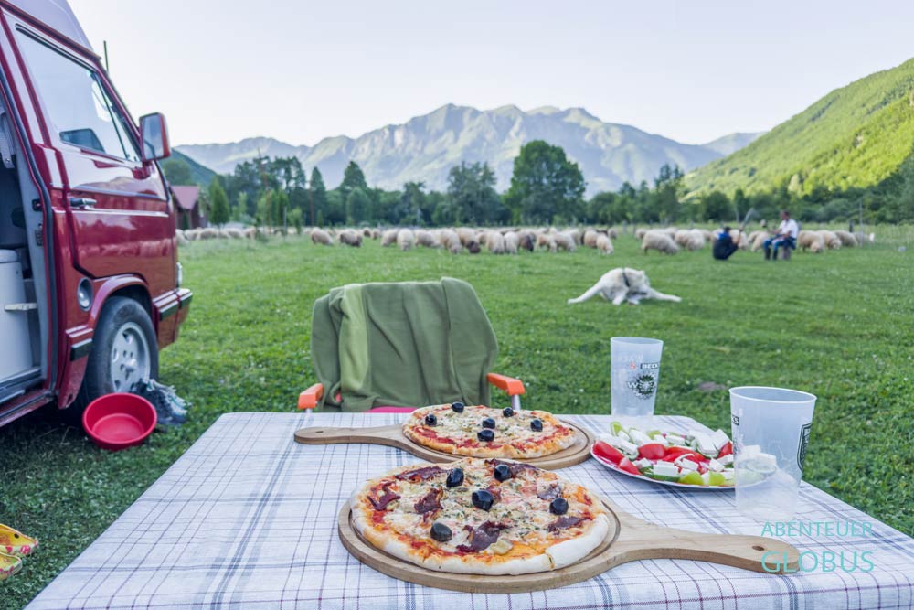 Eko Katun Rosi (Ethno Katun ROSSI) in Vusanje: Campingplatz