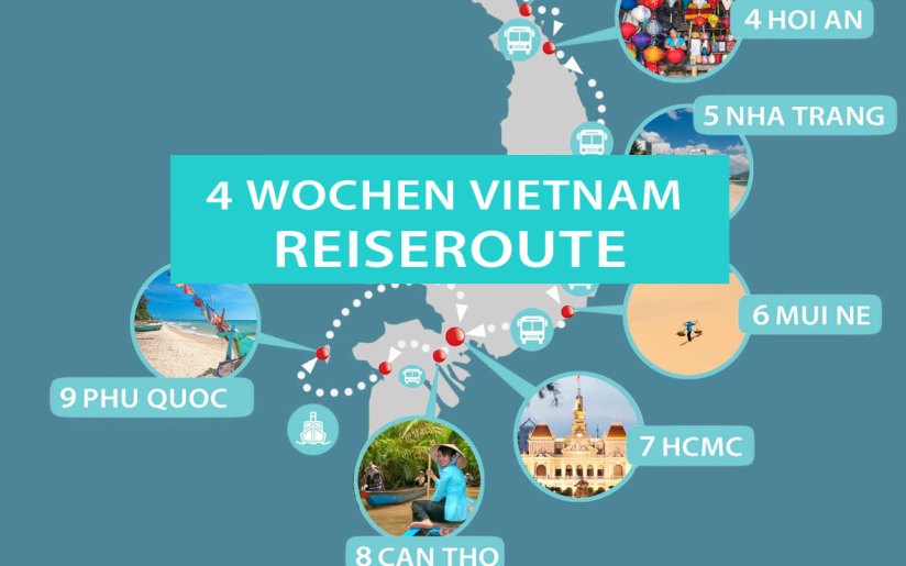 4 Wochen Vietnam Reise: Route auf eigene Faust