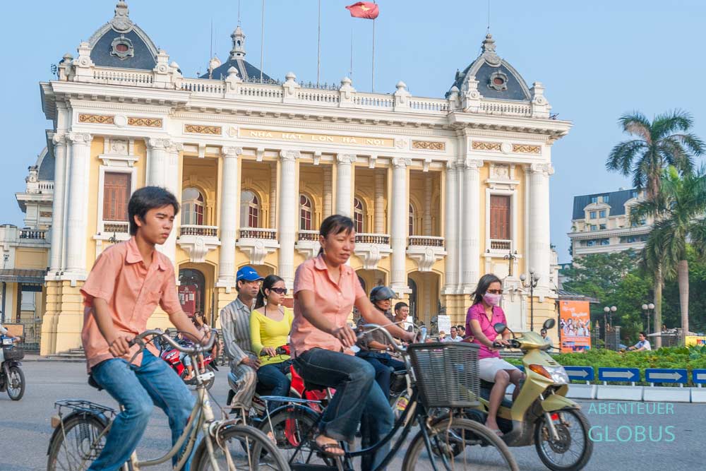 Opernhaus von Hanoi im französischen Viertel