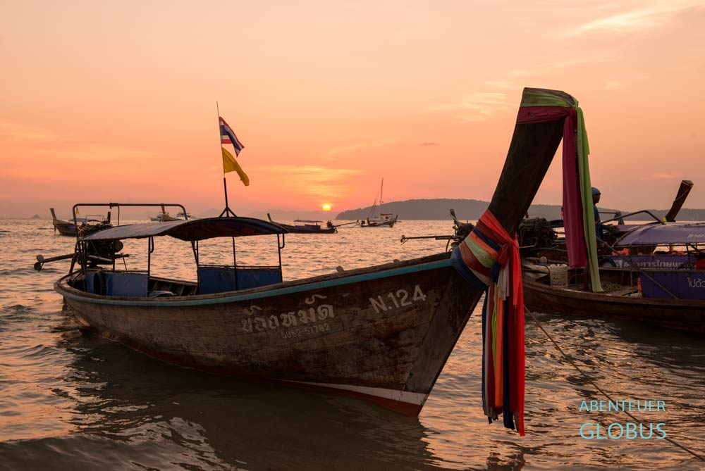 Beste Reisezeit: Sonnenuntergang in Ao Nang