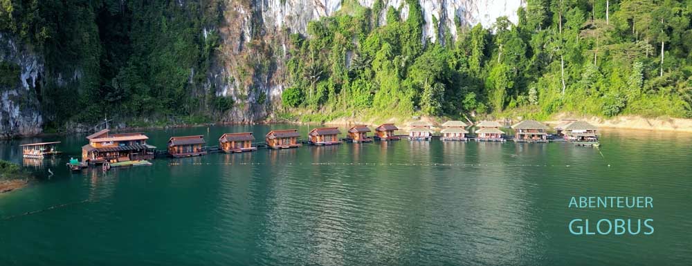Cheow Lan Lake: Schwimmende Bungalows vom Resort Panvaree The Greenery