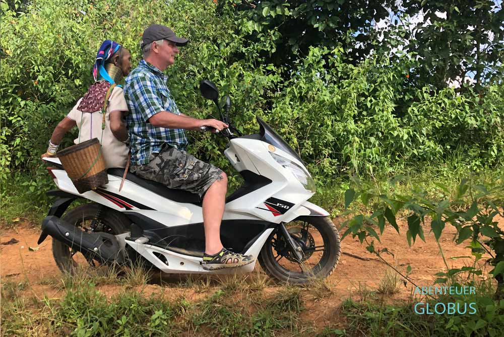 Roller fahren in Thailand